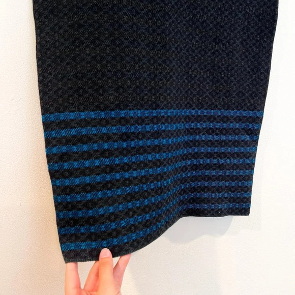 Victoria Beckham Designer Knit Preppy Classic Striped Mini Pencil Skirt S NWOT - Picture 3 of 10